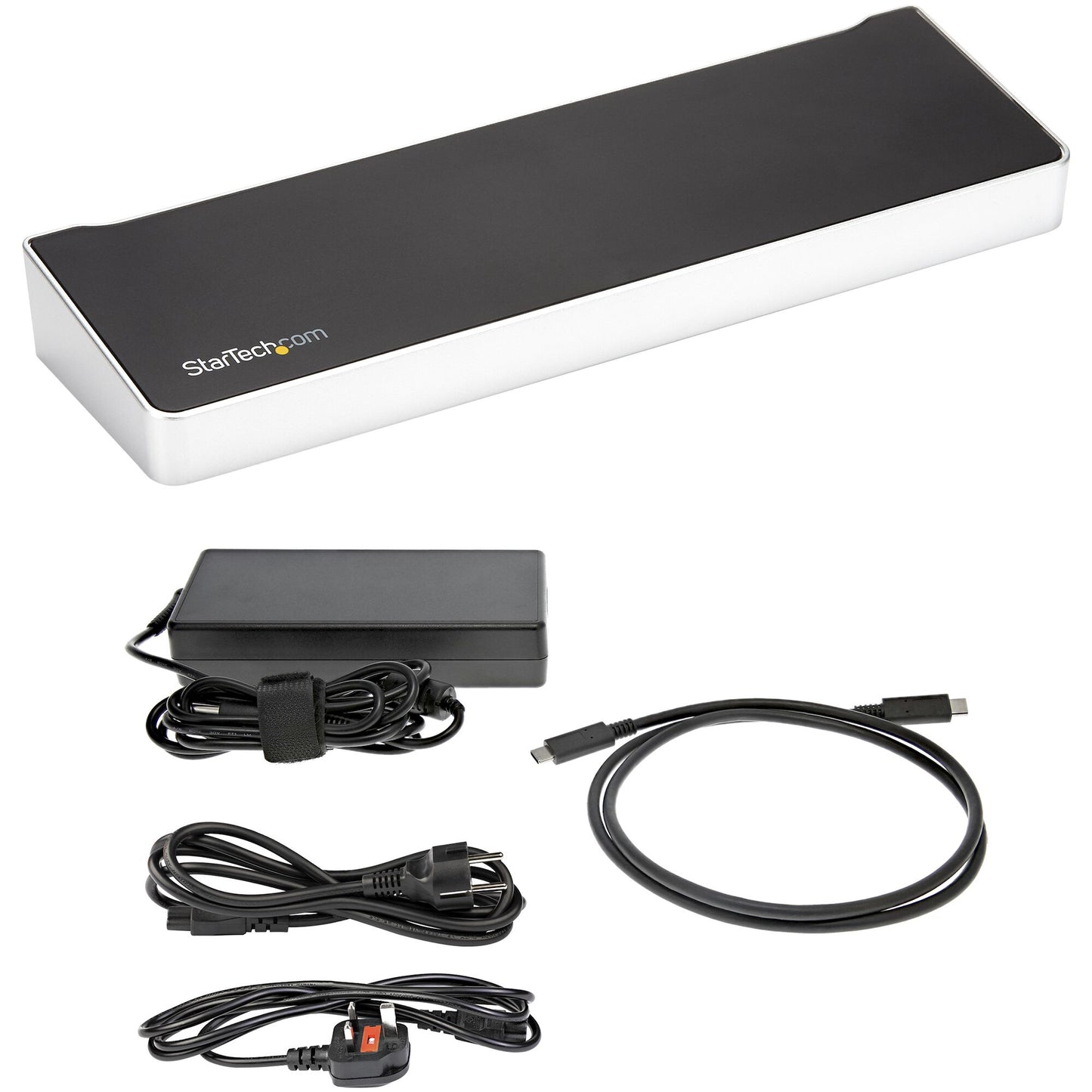 StarTech.com 4K USB-C-docka för tre skärmar med 5 USB 3.0-portar