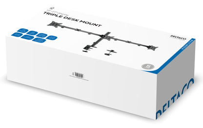 Deltaco ARM-0301-B tv-fäste 68,6 cm (27") Svart