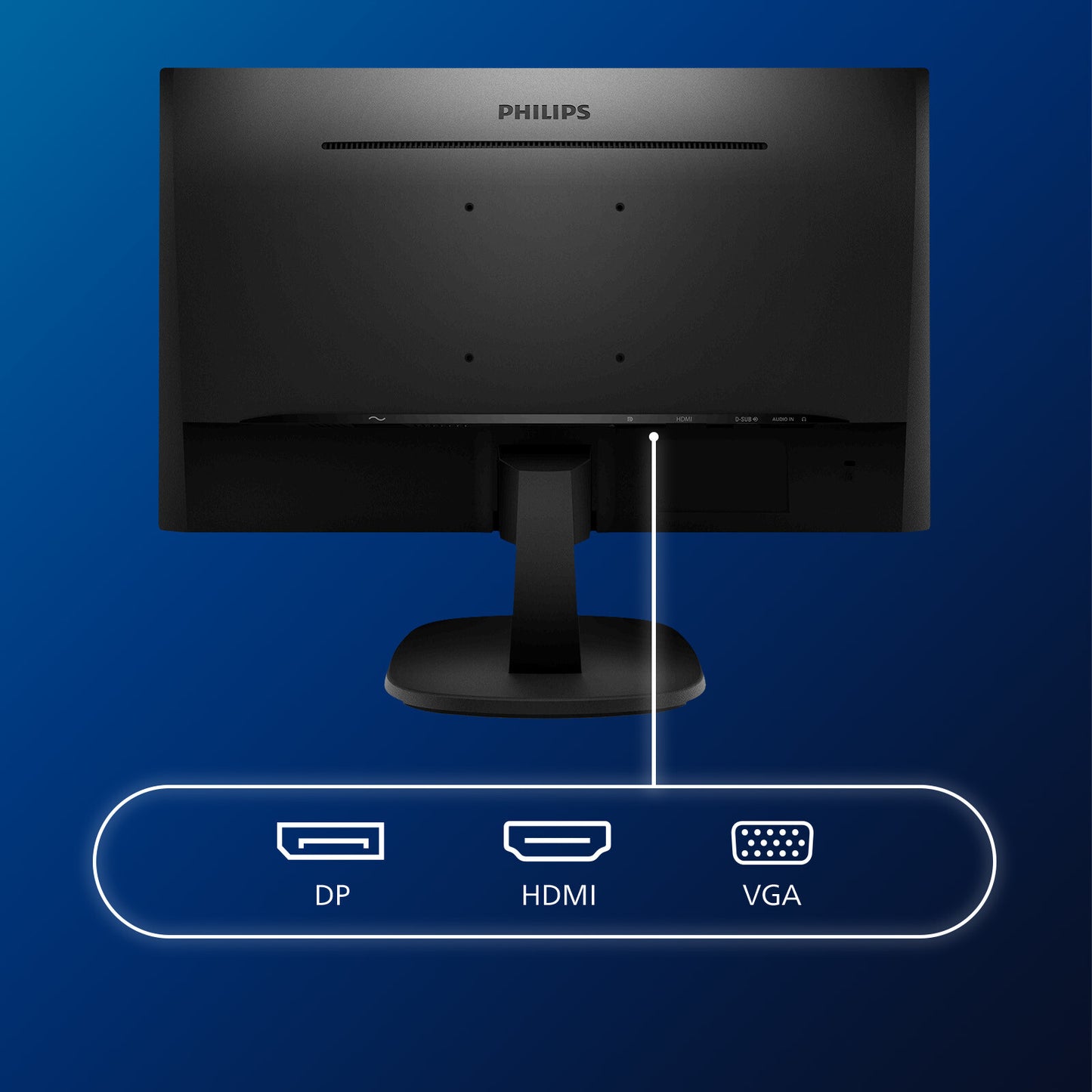 Philips V Line LCD-skärm med Full HD 273V7QJAB/00