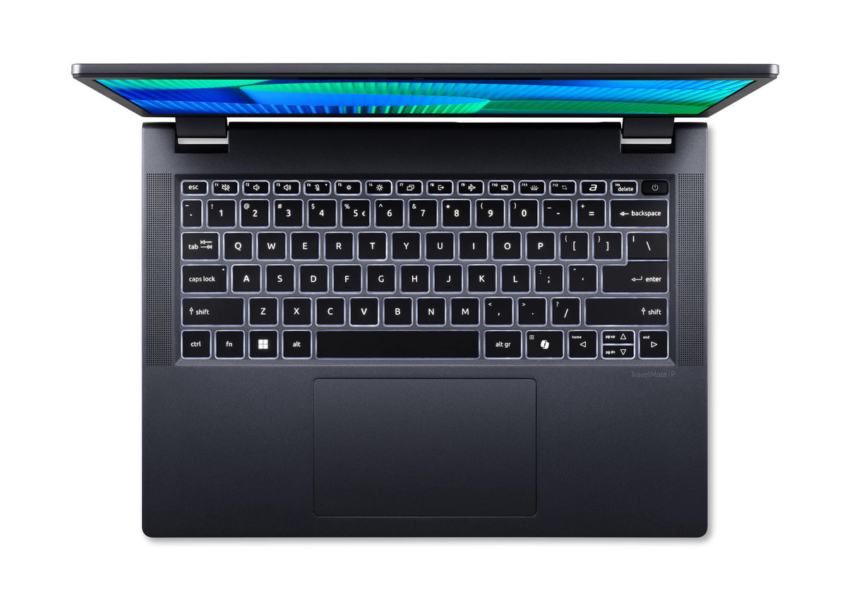 Acer TravelMate P4 TMP414-42-TCO-R86F AMD Ryzen™ 5 8540U Bärbar dator 35,6 cm (14") WUXGA 16 GB 512 GB SSD Wi-Fi 6E (802.11ax) Windows 11 Pro Blå