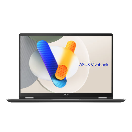 ASUS Vivobook 14 Flip TP3407SA-QL003W Copilot+ PC Intel Core Ultra 5 226V Hybrid (2-i-1) 35,6 cm (14") Pekskärm WUXGA 16 GB LPDDR5x-SDRAM 512 GB SSD Wi-Fi 7 (802.11be) Windows 11 Home tyska Grå