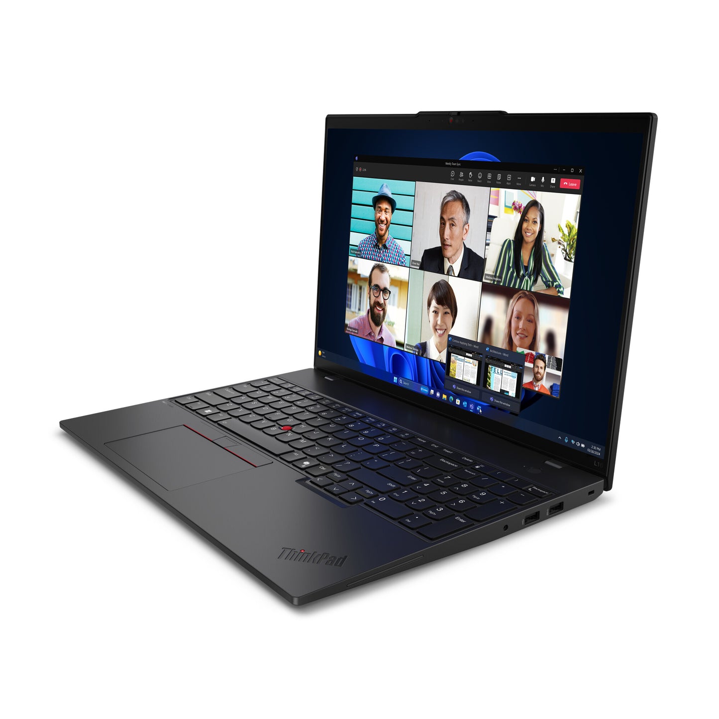 Lenovo ThinkPad L16 Gen 1 (AMD) AMD Ryzen™ 5 PRO 7535U Bärbar dator 40,6 cm (16") WUXGA 16 GB DDR5-SDRAM 512 GB SSD Wi-Fi 6E (802.11ax) Windows 11 Pro Nordic Svart