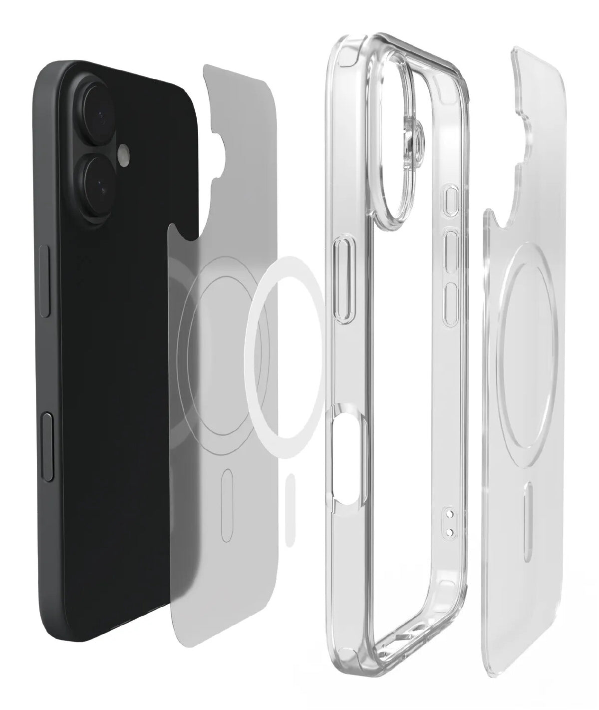 PURO Lite Mag mobiltelefonfodral 17 cm (6.7") Mobilskal Transparent