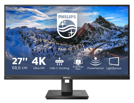 Philips 279P1/00 LED display 68,6 cm (27") 3840 x 2160 pixlar 4K Ultra HD Svart