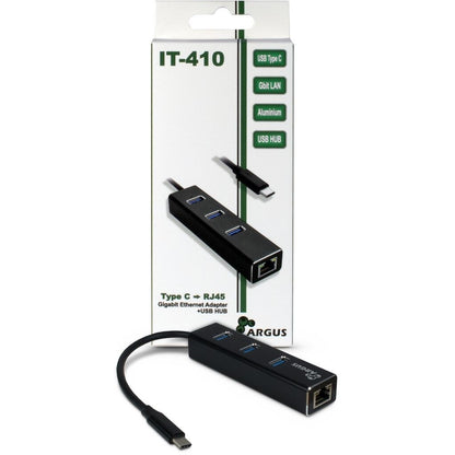 Inter-Tech ARGUS IT-410 USB 3.2 Gen 1 (3.1 Gen 1) Type-C Svart