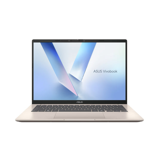 ASUS Vivobook 14 X1407QA-LY045W Copilot+ PC Snapdragon X1-26-100 Bärbar dator 35,6 cm (14") WUXGA 16 GB LPDDR5x-SDRAM 512 GB SSD Wi-Fi 6E (802.11ax) Windows 11 Home Guld