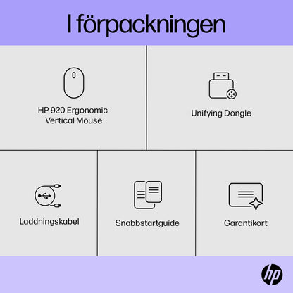 HP 920 Ergonomic Wireless mus