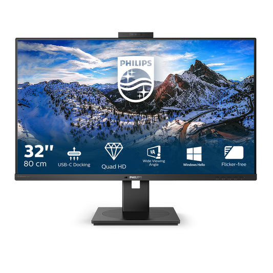 Philips P Line 326P1H/00 LED display 80 cm (31.5") 2560 x 1440 pixlar Quad HD Svart