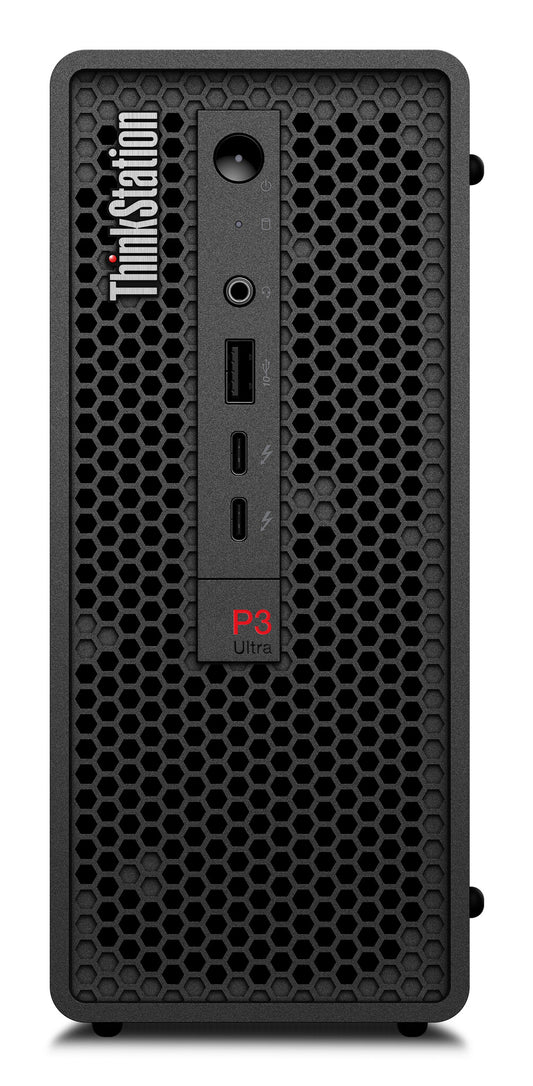 Lenovo ThinkStation P3 Ultra Intel® Core™ i9 i9-14900K 32 GB DDR5-SDRAM 1 TB SSD NVIDIA T1000 Windows 11 Pro Mini Tower Arbetsstation Svart