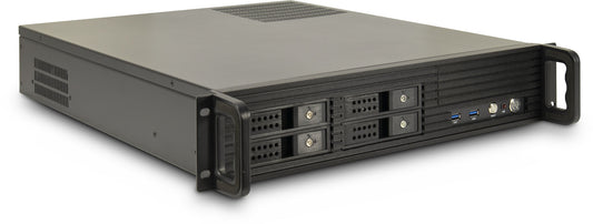 Inter-Tech 2U-2504 Ställning Svart