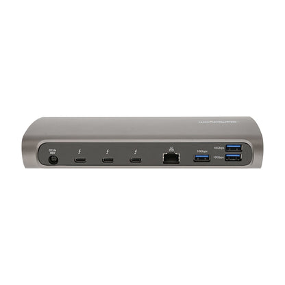 StarTech.com Thunderbolt 4-dockningsstation, 96 W strömförsörjning, en bildskärm i 8K/dubbelskärm i 4K 60Hz, 3xTB4/USB4-portar, 4xUSB-A, SD, GbE, Thunderbolt 4-dockningsstation för Windows eller TB3 MacBook, 0,8 m kabel StarTech.com Thunderbolt 4-dockning