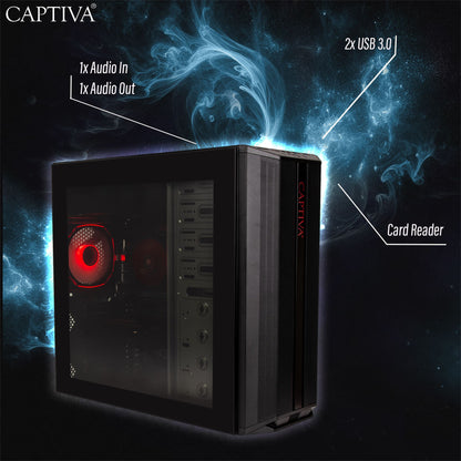 CAPTIVA 92769 persondatorer/arbetsstationer AMD Ryzen™ 7 5700X 32 GB DDR4-SDRAM 1 TB SSD NVIDIA GeForce RTX 5060 Ti Windows 11 Home PC Svart