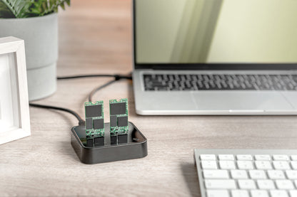 Digitus DA-71545 dockningsstationer för bärbara datorer Kabel USB 3.2 Gen 2 (3.1 Gen 2) Type-C Svart