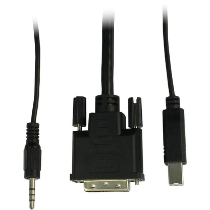 Inter-Tech KVM AS-41DA DVI KVM-switchar Svart