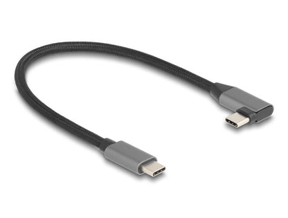 DeLOCK 88199 dockningsstationer för bärbara datorer Kabel USB 3.2 Gen 1 (3.1 Gen 1) Type-C Grå