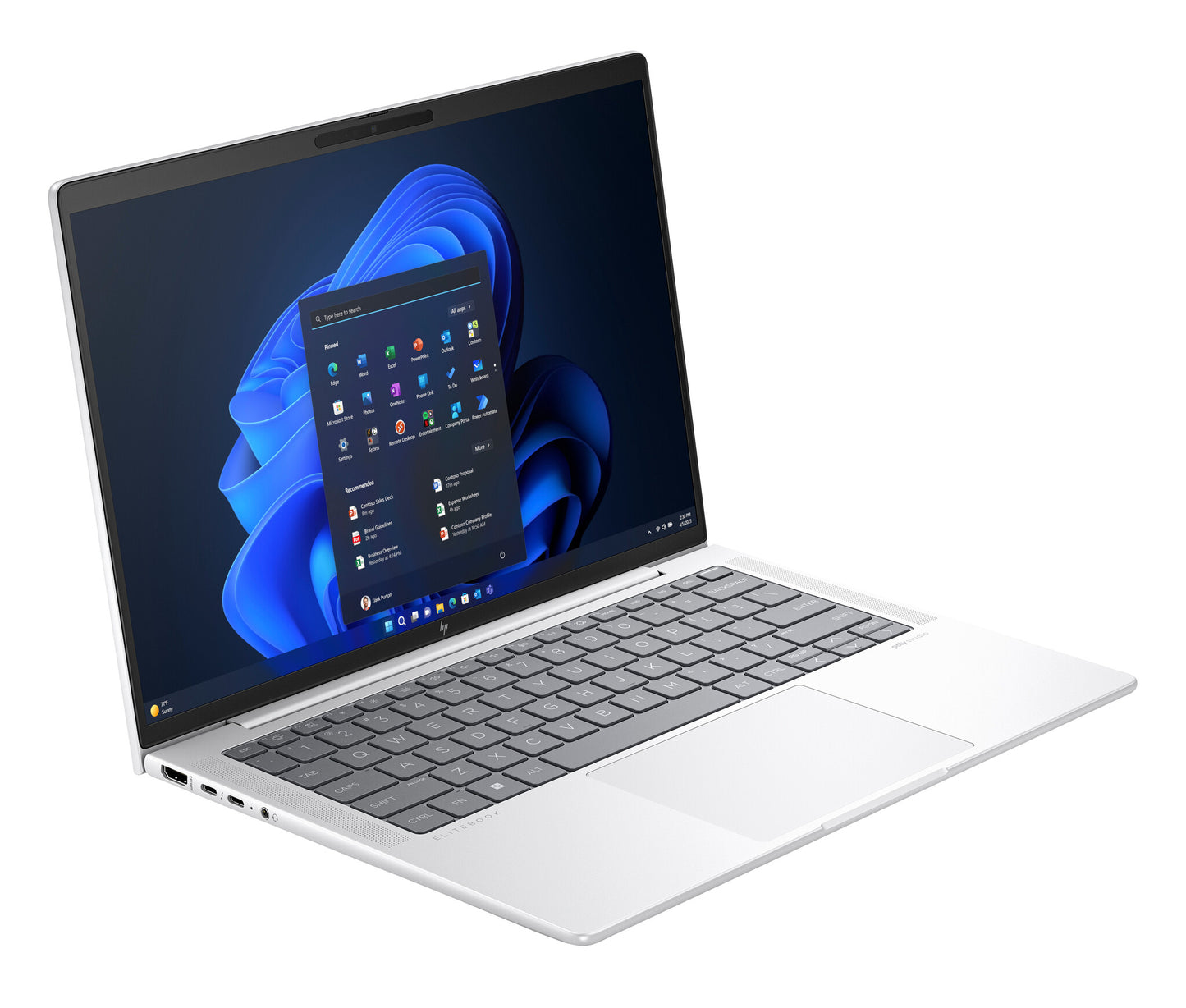 HP EliteBook 1040 G11 Intel Core Ultra 5 125H Bärbar dator 35,6 cm (14") Pekskärm WUXGA 32 GB LPDDR5x-SDRAM 1 TB SSD Wi-Fi 6E (802.11ax) Windows 11 Pro AI PC Silver