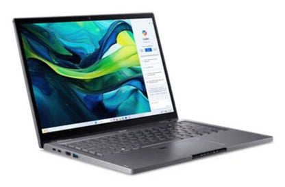 Acer Aspire Spin 14 ASP14-52MTN Intel Core Ultra 7 155U Bärbar dator 35,6 cm (14") Pekskärm WUXGA 32 GB LPDDR5x-SDRAM 1 TB SSD Wi-Fi 6E (802.11ax) Windows 11 Home tyska Grå