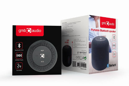 Gembird SPK-BT-15-BK bärbara högtalare och partyhögtalare Bärbar monohögtalare Svart 5 W