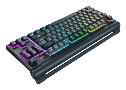 CHERRY XTRFY MX 8.3 TKL Wireless tangentbord Spela USB + RF Wireless + Bluetooth QWERTZ tyska Grå