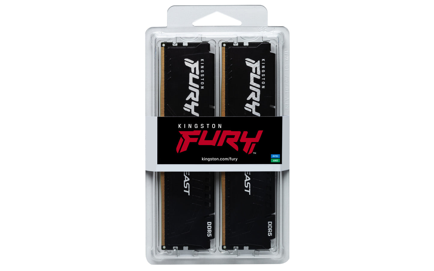 Kingston Technology FURY Beast RAM-minnen 128 GB 4 x 32 GB DDR5 5200 MT/s