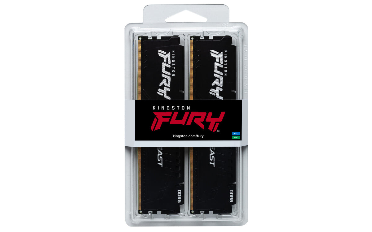 Kingston Technology FURY Beast RAM-minnen 32 GB 2 x 16 GB DDR5 6000 MT/s 288-pin DIMM