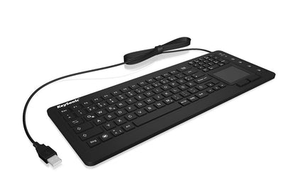KeySonic KSK-6231 INEL (DE) tangentbord Industriell USB QWERTZ tyska Svart