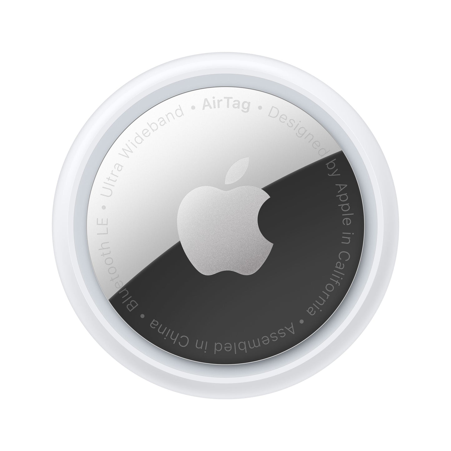 Apple AirTag Föremål Spårningsbricka Silver, Vit