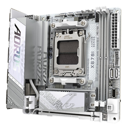 GIGABYTE X870I AORUS PRO ICE moderkort AMD X870 AM5-sockel Micro ITX