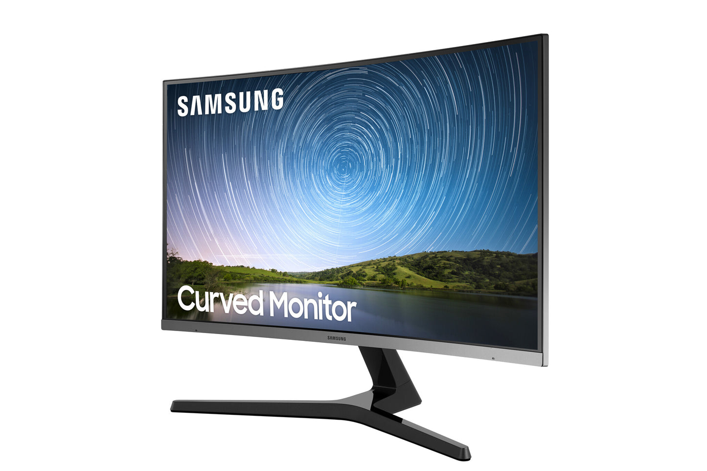 Samsung CR50 platta pc-skärmar 68,6 cm (27") 1920 x 1080 pixlar Full HD LED Blå, Grå