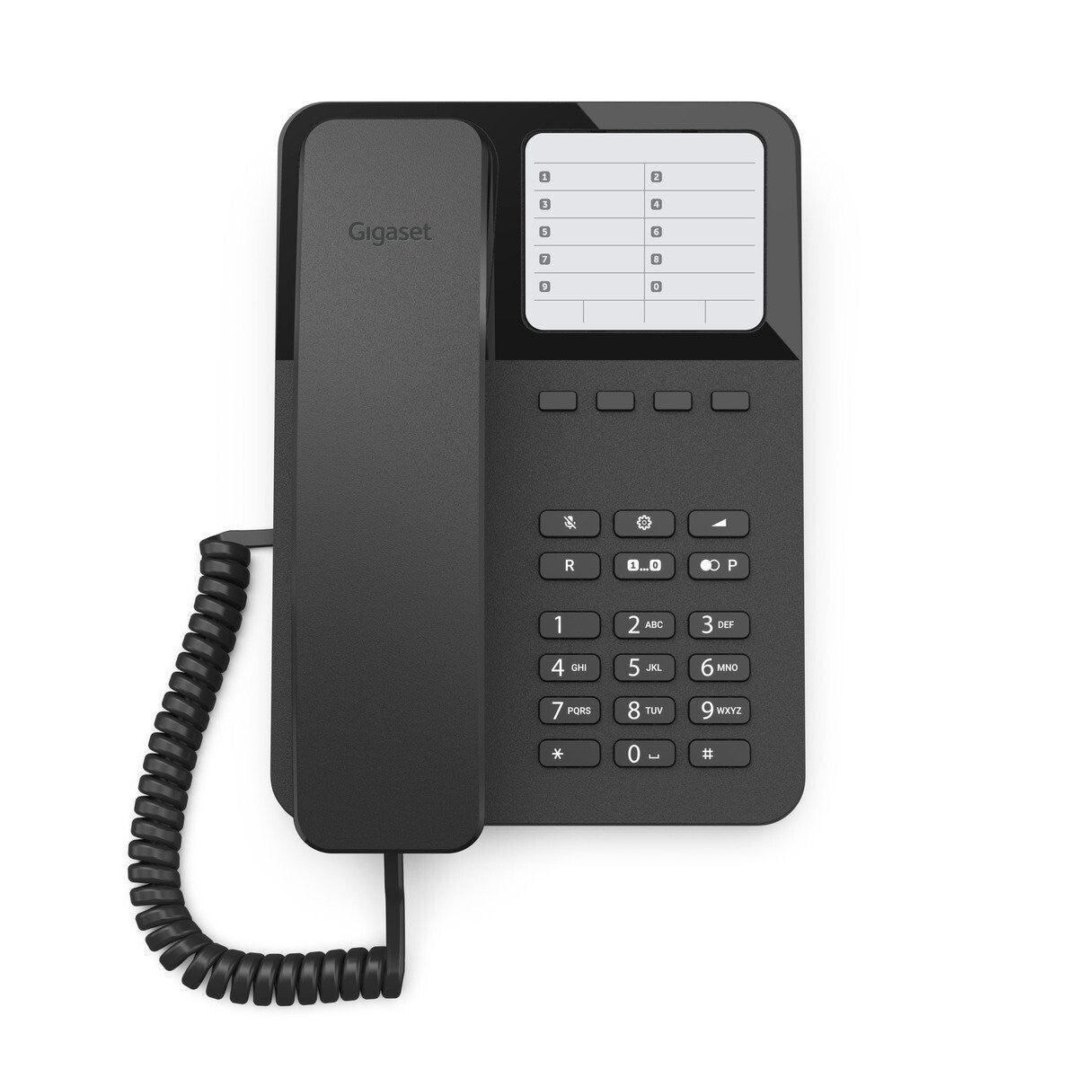 Gigaset DESK 400 Analog telefon Svart