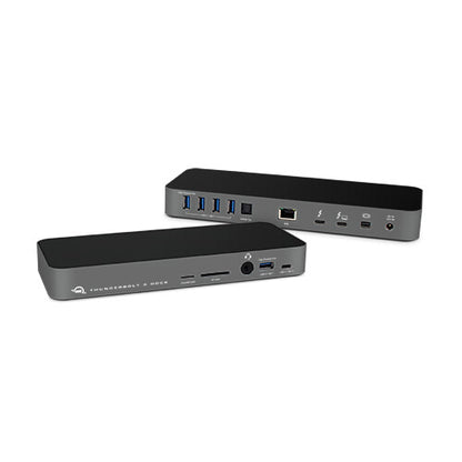 OWC OWCTB3DK14PSG dockningsstationer för bärbara datorer Kabel Thunderbolt 3 Grå