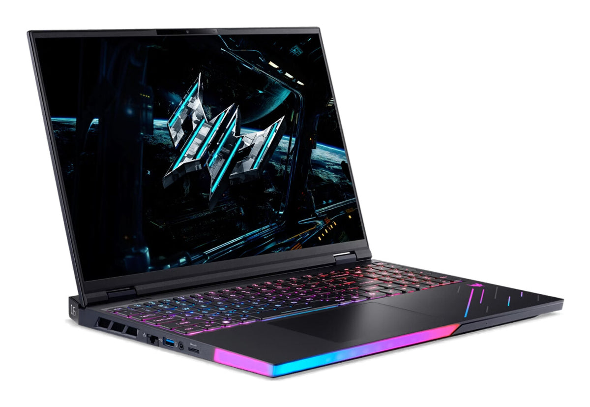 Acer Predator PH16-73-96SW Intel Core Ultra 9 275HX Bärbar dator 40,6 cm (16") WQXGA 64 GB DDR5-SDRAM 2 TB SSD NVIDIA GeForce RTX 5090 Wi-Fi 7 (802.11be) Windows 11 Home Svart