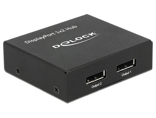 DeLOCK 87691 bilddelare DisplayPort 2x DisplayPort