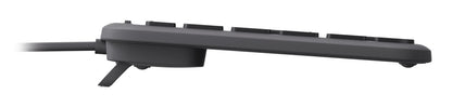Logitech Signature Slim Wired K620 For Business tangentbord Universal USB QWERTY Nordic grafit