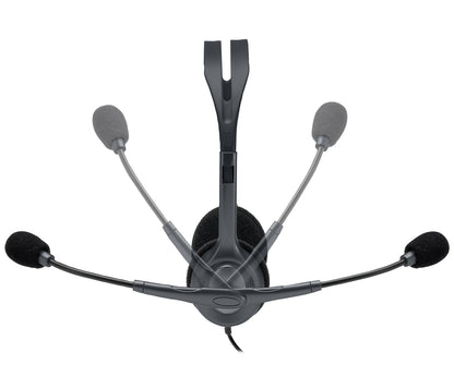 Logitech 981-000593 hörlur och headset Kabel Huvudband Kontor/callcenter Svart