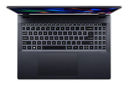 Acer TravelMate P4 TMP416-52-TCO-753L Intel® Core™ i7 i7-1355U Bärbar dator 40,6 cm (16") WUXGA 16 GB DDR4-SDRAM 512 GB SSD Wi-Fi 6E (802.11ax) Windows 11 Pro tyska Blå