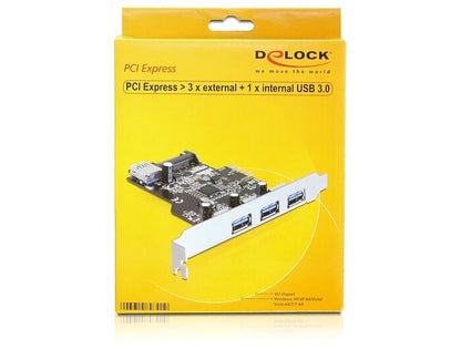 DeLOCK 89301 nätverkskort/adapters Intern USB 3.2 Gen 1 (3.1 Gen 1)