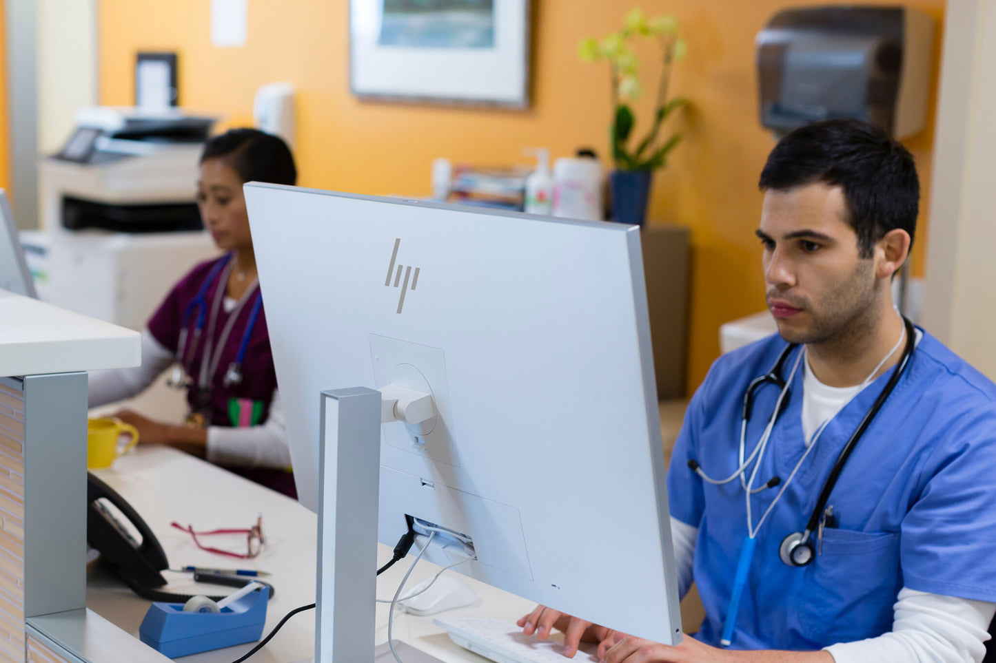 HP USB-tangentbord och -mus Healthcare Edition