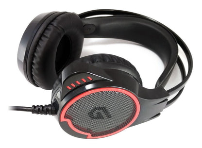Conceptronic ATHAN U1 Headset Kabel Huvudband Spela USB Type-A Svart