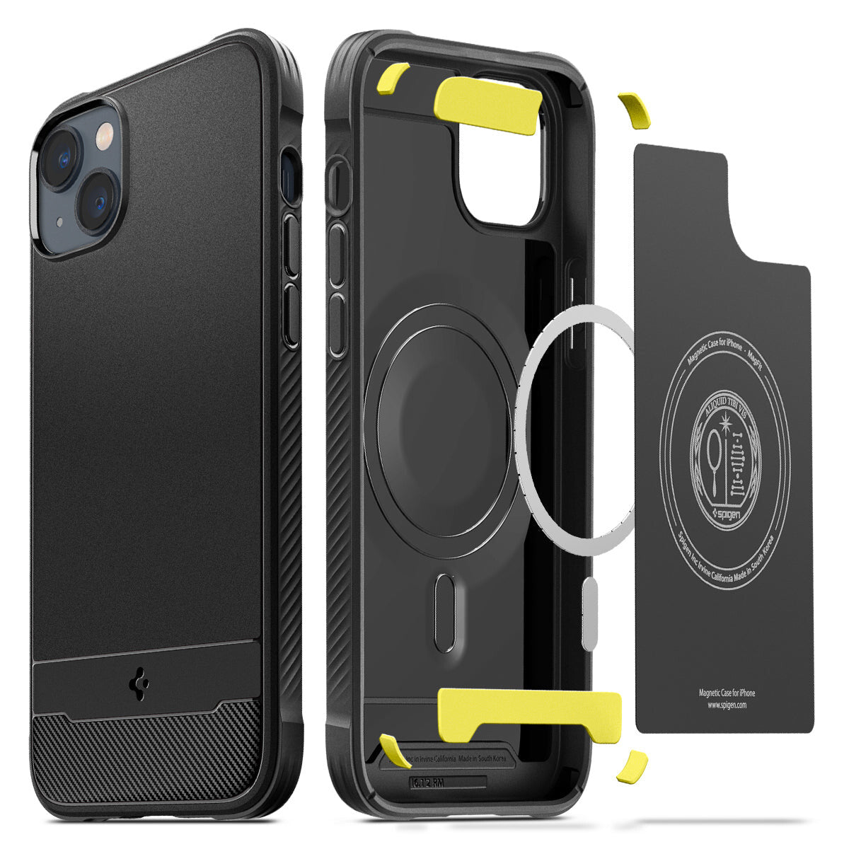 Spigen ACS05036 mobiltelefonfodral 15,5 cm (6.1") Mobilskal Svart