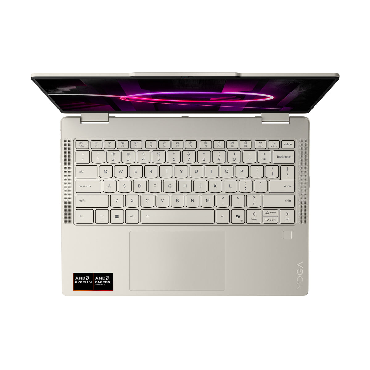 Lenovo Yoga 7 2-in-1 14AGP11 Copilot+ PC AMD Ryzen AI 5 435 Hybrid (2-i-1) 35,6 cm (14") Pekskärm WUXGA 16 GB LPDDR5x-SDRAM 512 GB SSD Wi-Fi 7 (802.11be) Windows 11 Home tyska Snäcka (färg)