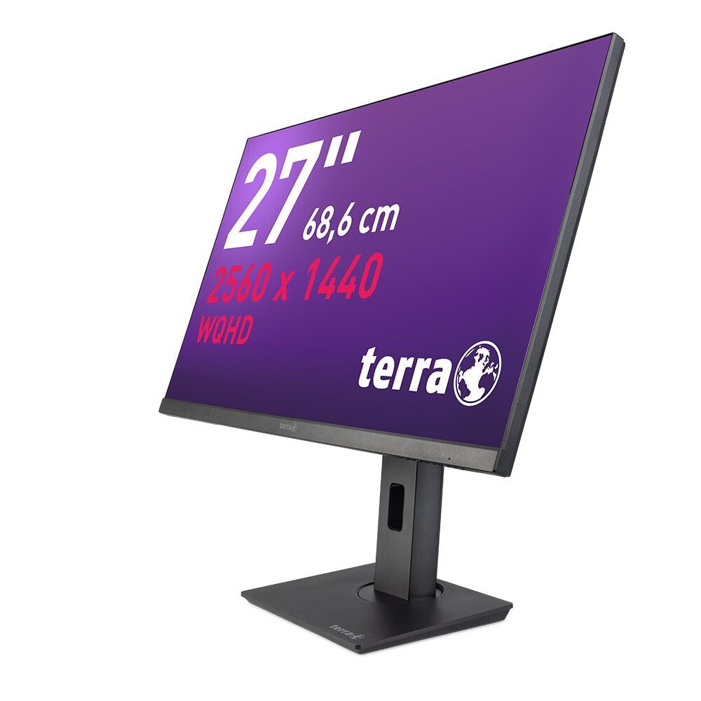 TERRA 3030231 platta pc-skärmar 68,6 cm (27") 2560 x 1440 pixlar Wide Quad HD LED Svart