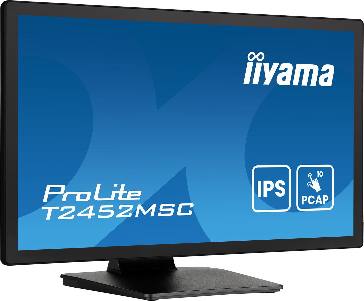 iiyama ProLite T2452MSC-B1AG platta pc-skärmar 60,5 cm (23.8") 1920 x 1080 pixlar Full HD LED Pekskärm Svart