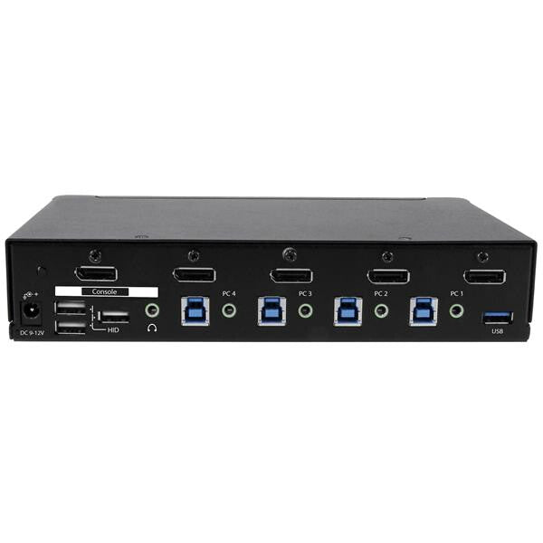 StarTech.com DisplayPort KVM-switch med 4 portar - USB 3.0 - 4K 30 Hz