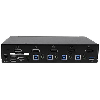 StarTech.com DisplayPort KVM-switch med 4 portar - USB 3.0 - 4K 30 Hz
