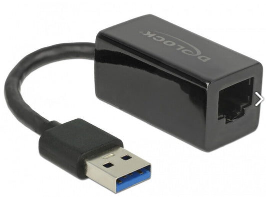 DeLOCK 65903 dockningsstationer för bärbara datorer USB Type-A Svart