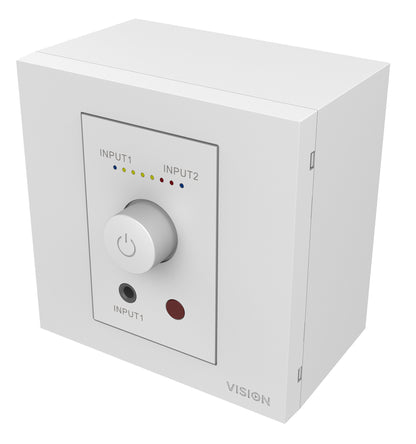 Vision TC3-AMP ljudförstärkare 2.0 kanaler Hem Vit