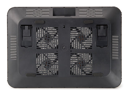 Conceptronic CNBCOOLPADL4F kylningsdynor för bärbara datorer 39,6 cm (15.6") Svart