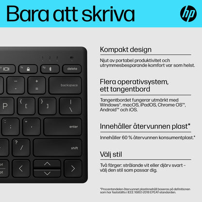 HP 350 kompakt Bluetooth-tangentbord för flera enheter