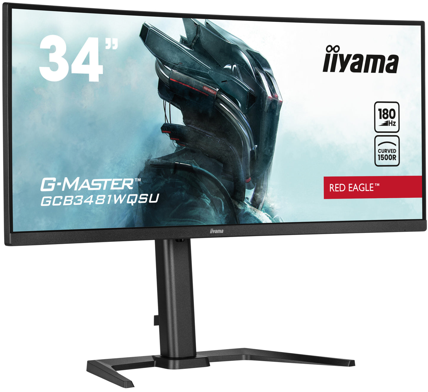 iiyama G-MASTER GCB3481WQSU-B1 platta pc-skärmar 86,4 cm (34") 3440 x 1440 pixlar UltraWide Quad HD LCD Svart